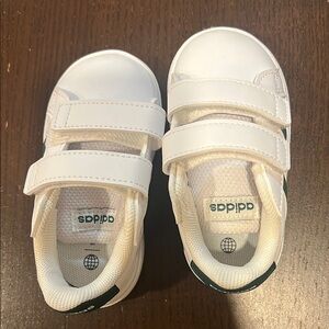 Adidas Baby/Toddler White Velcro Sneakers